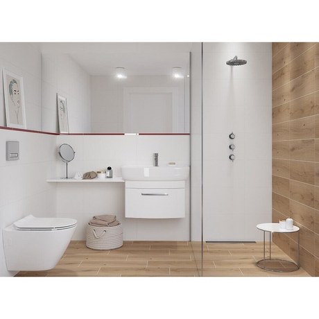 Płytka ścienna POLAR white glossy 29,8x59,8 #001 gat. I
